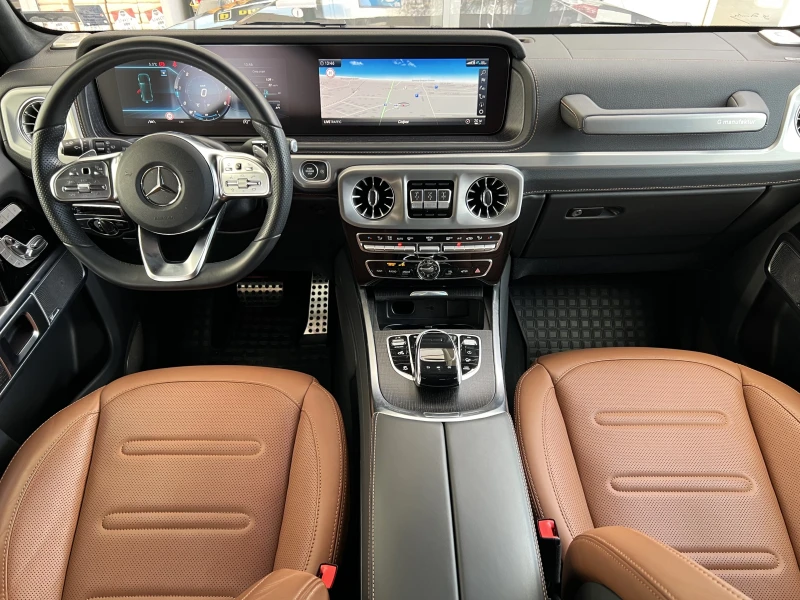 Mercedes-Benz G 400 d/AMG/4-MATIC/NIGHT/EXCLUSIV/BURM/360/G-MANUFAKTUR, снимка 14 - Автомобили и джипове - 48366418