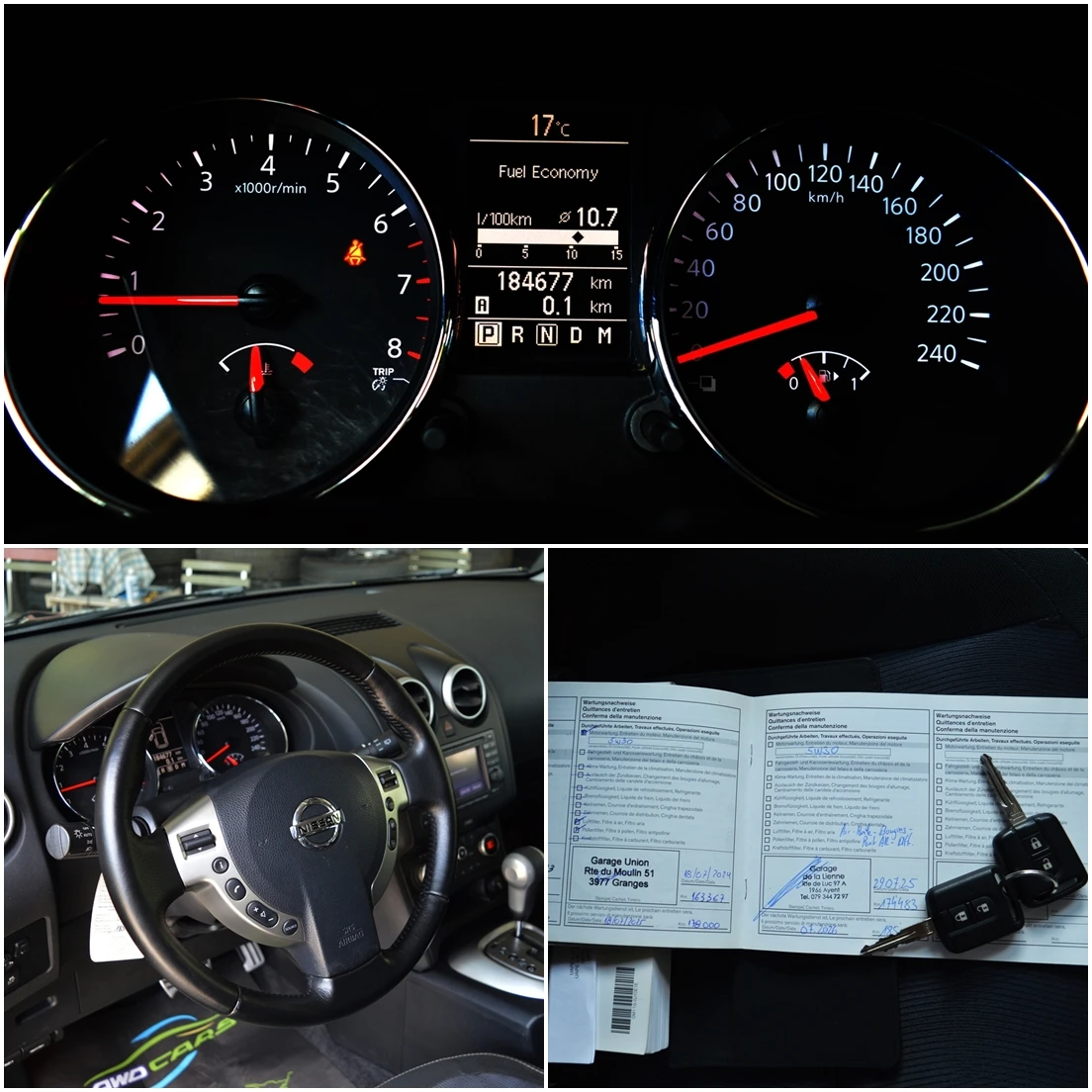 Nissan Qashqai 2.0i 4X4 PANORAMA - ШВЕЙЦАРИЯ, снимка 10 - Автомобили и джипове - 55392165