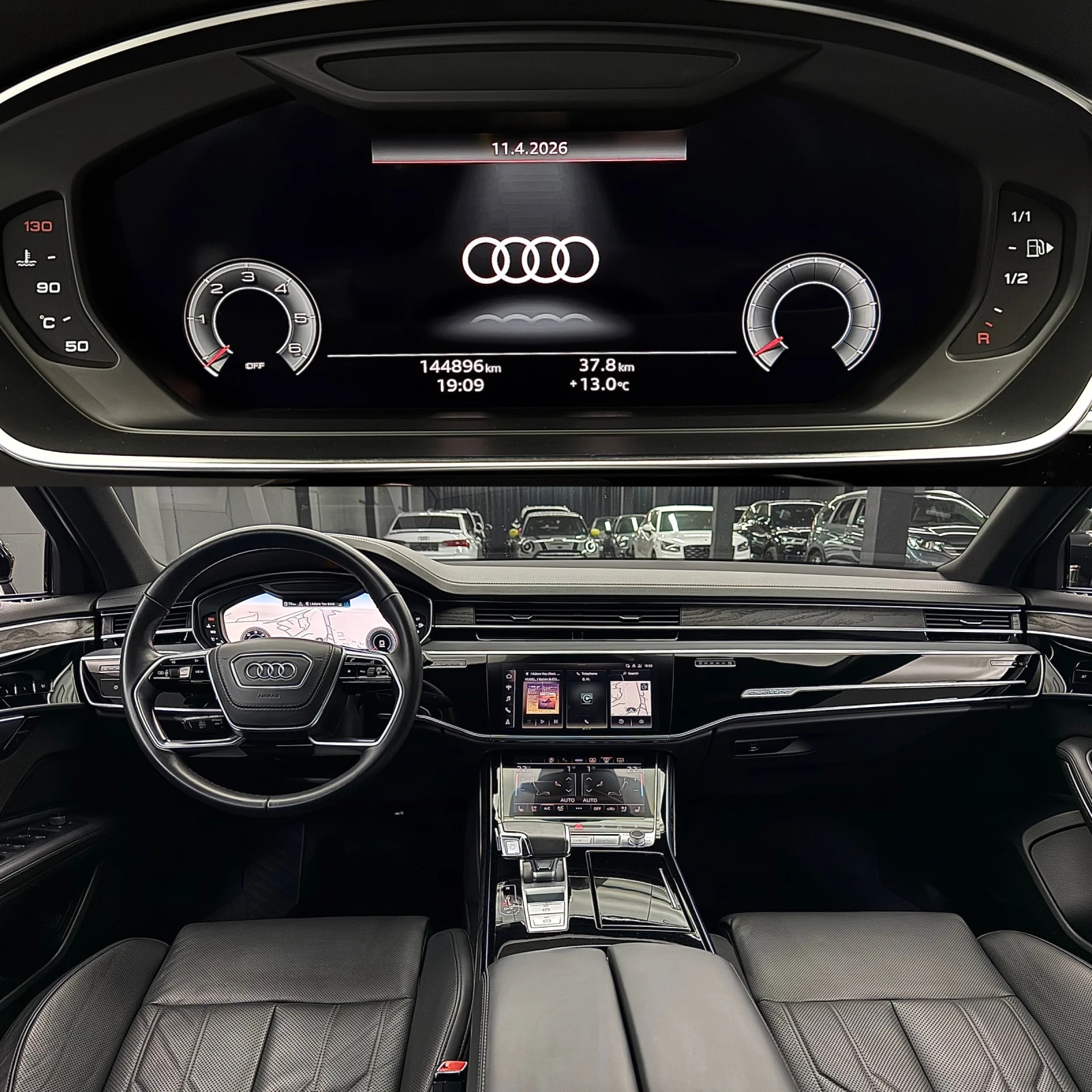 Audi A8 L 50 TDI B&O Soft close Масаж Пълна серв. история, снимка 6 - Автомобили и джипове - 54183126