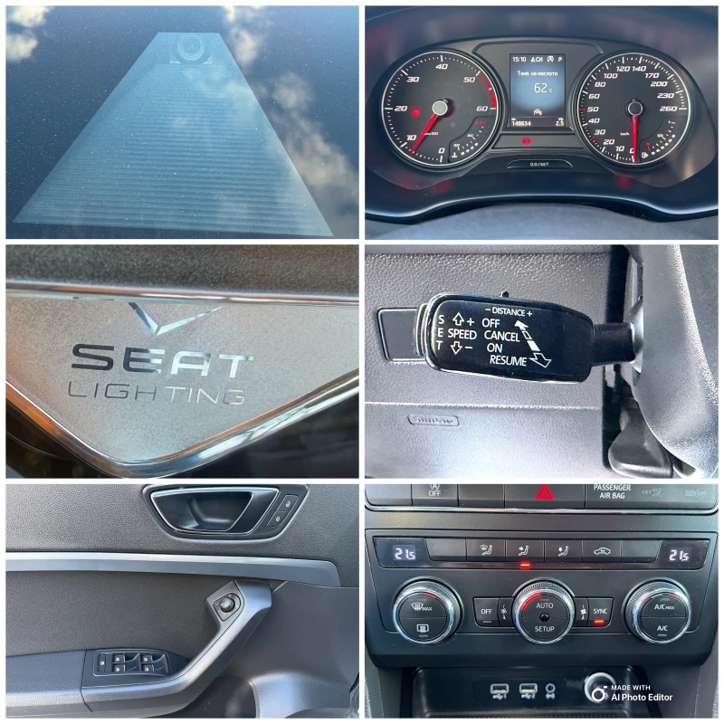 Seat Ateca 1.6 AVT LED KAMERA, снимка 13 - Автомобили и джипове - 53010536
