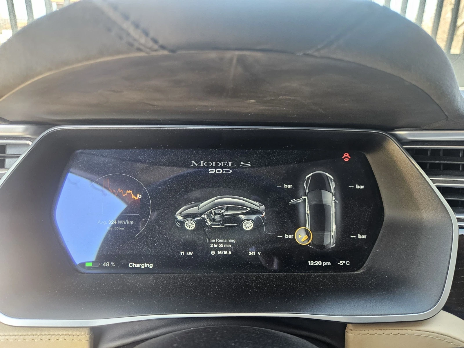 Tesla Model S 90D, снимка 6 - Автомобили и джипове - 53740828