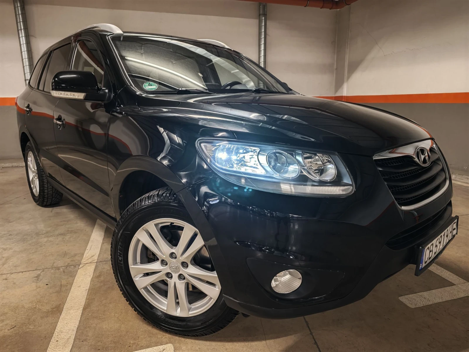 Hyundai Santa fe 2.2CRDI* 159хил.км* CAR PLAY.ВС.ЕКСТРИ, снимка 3 - Автомобили и джипове - 55842708