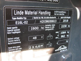 Електрокар Linde Е16L-02 EVO, снимка 6