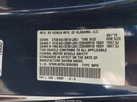 Honda Odyssey 3.5L V-6 DI, VVT, 280HP Front Wheel Drive, снимка 14