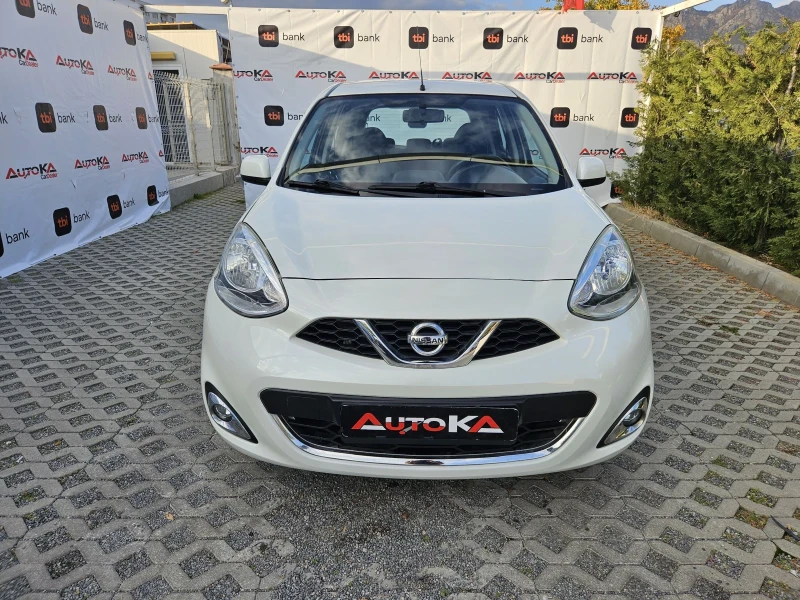 Nissan Micra 1.2i-80кс= ФАБРИЧНА ГАЗ= АВТОПИЛОТ= КЛИМАТИК, снимка 1 - Автомобили и джипове - 47805177