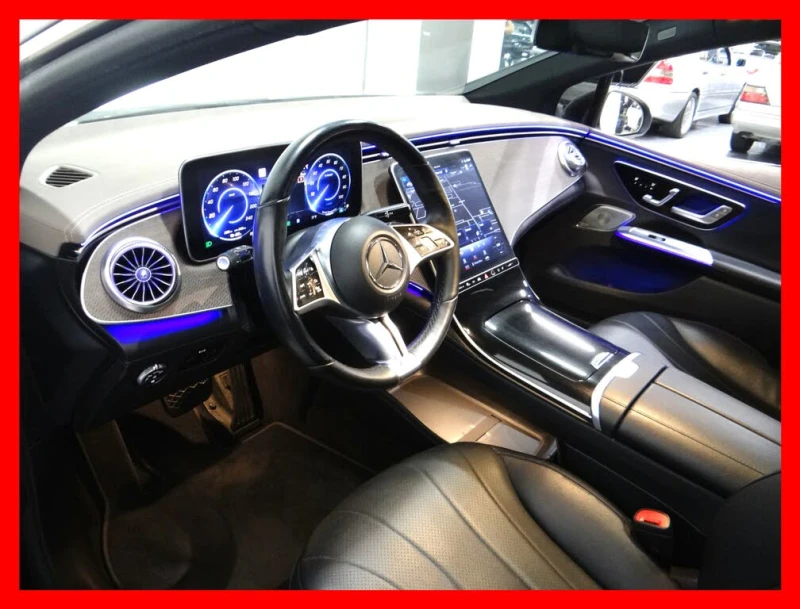 Mercedes-Benz EQE 350+ * ПАМЕТ* ОБДУХВАНЕ* ПАНОРАМА* 360* Burmester, снимка 9 - Автомобили и джипове - 52541231
