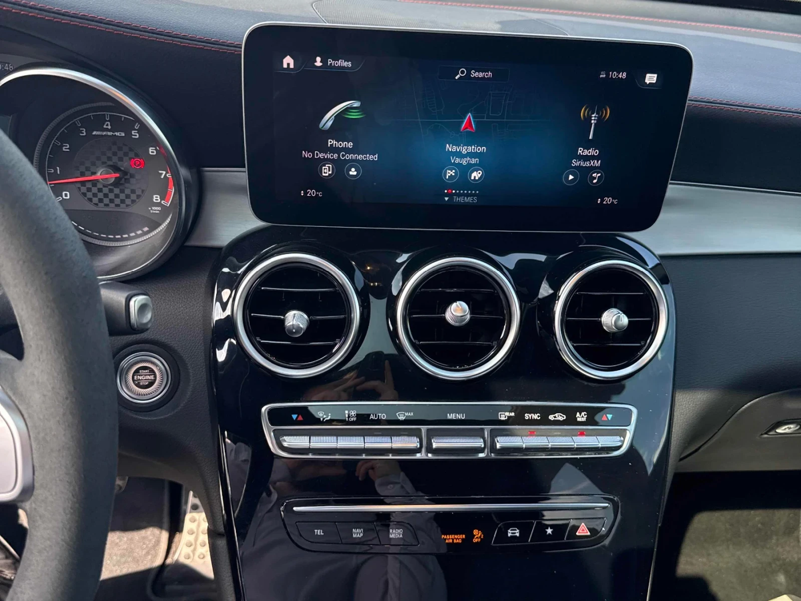 Mercedes-Benz GLC 43 AMG ДИСТРОНИК * ПОДГРЕВ * ПАНОРАМА * CAR FAX * , снимка 8 - Автомобили и джипове - 55675894