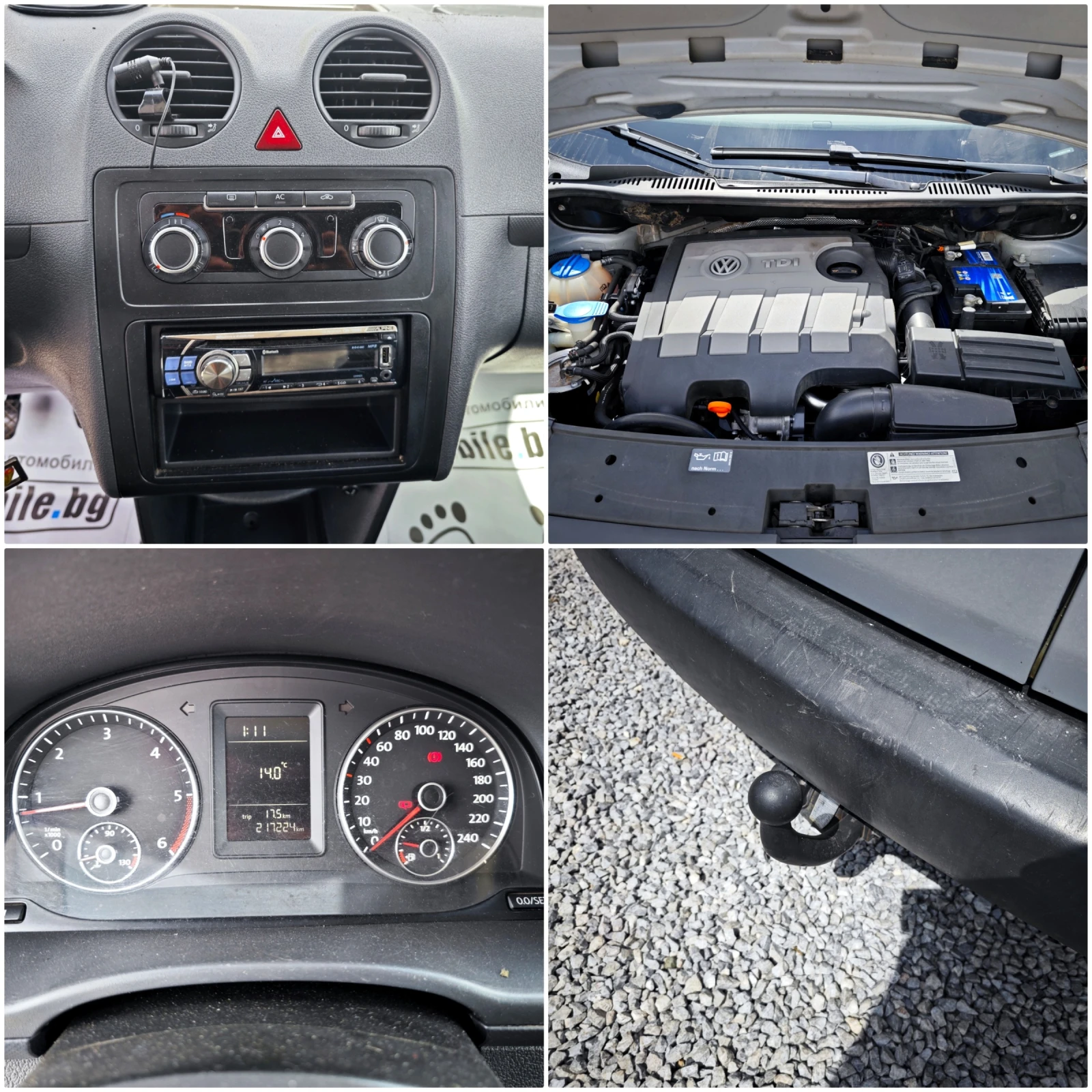 VW Caddy 1.6 TDi Euro 5, снимка 16 - Автомобили и джипове - 54201681