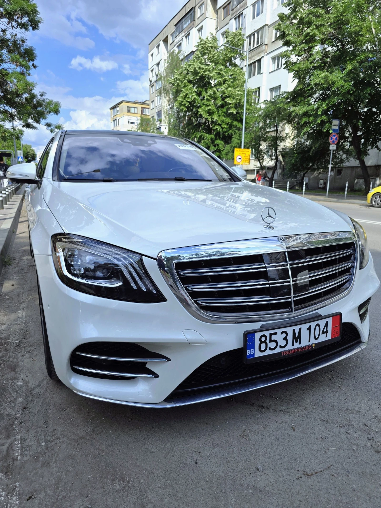 Mercedes-Benz S 560 2019 Facelift S560 Long 4MATIC AMG Line, снимка 2 - Автомобили и джипове - 55015039