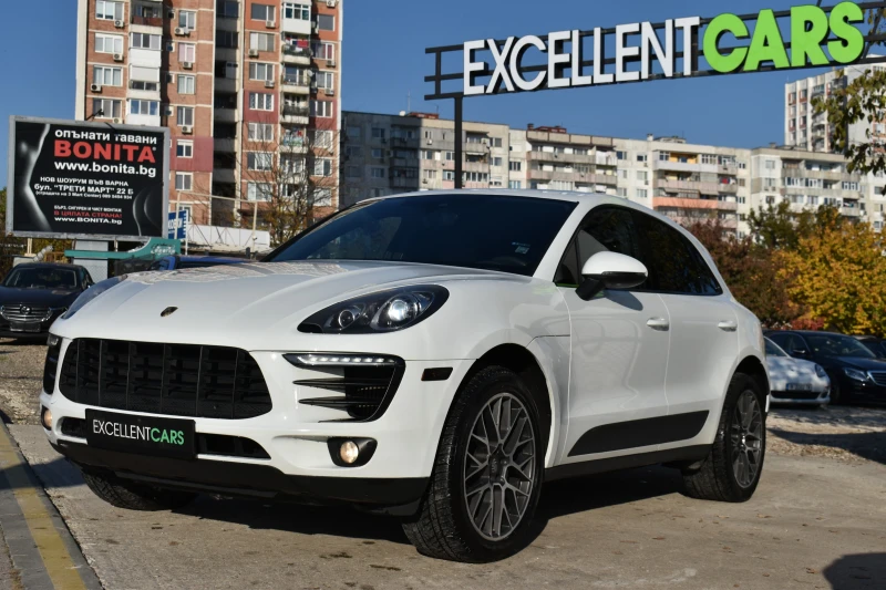 Porsche Macan 3.0i* 340h.P* ПОДГРЕВ* ОБДУХВАНЕ* LINE-ASSIST* FUL, снимка 1 - Автомобили и джипове - 48036899