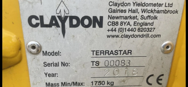 Култиватор Друга марка CLAYDON TERRASTAR, снимка 2 - Селскостопанска техника - 52128148