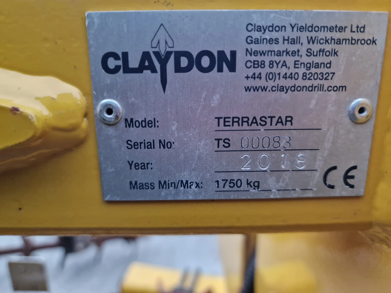 Култиватор Друга марка CLAYDON TERRASTAR, снимка 12 - Селскостопанска техника - 52128148