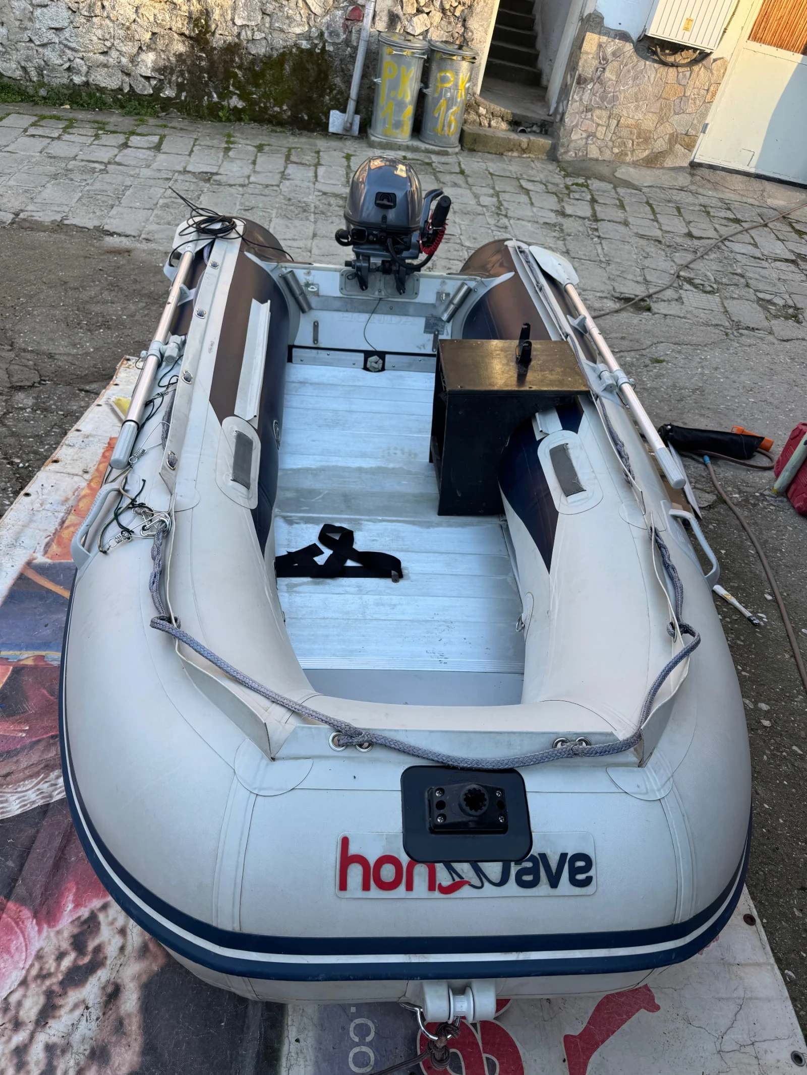 Надуваема лодка Honda Marine 300, снимка 5 - Воден транспорт - 54220231