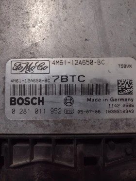 4M61-12A650-BC компютър двигател MAZDA 3, 1.6 D   Bosch 0 281 011 952, снимка 2 - Части - 47958769