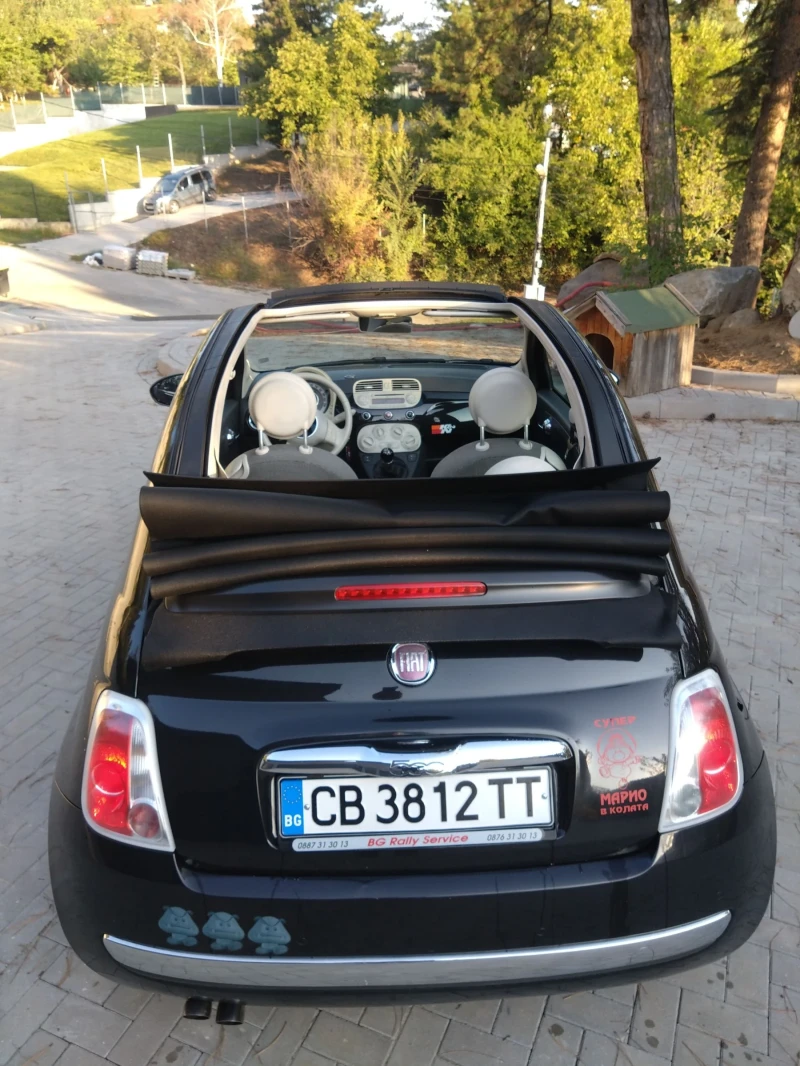 Fiat 500 1.2 Cabrio , снимка 9 - Автомобили и джипове - 47318305