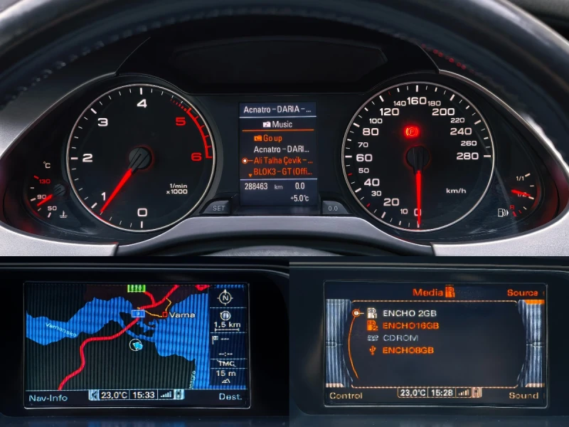 Audi A4 * 2.0TDI 170к.с.* * S-LINE* * 5А* * QUATTRO* , снимка 16 - Автомобили и джипове - 53295750