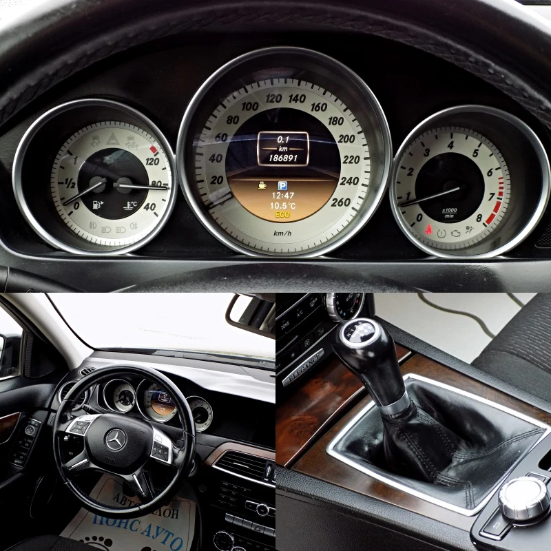 Mercedes-Benz C 180 KOMPRESSOR/FACELIFT/186х. км, снимка 12 - Автомобили и джипове - 54208551