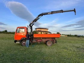 Mercedes-Benz 809 Самосвал с Кран, снимка 1