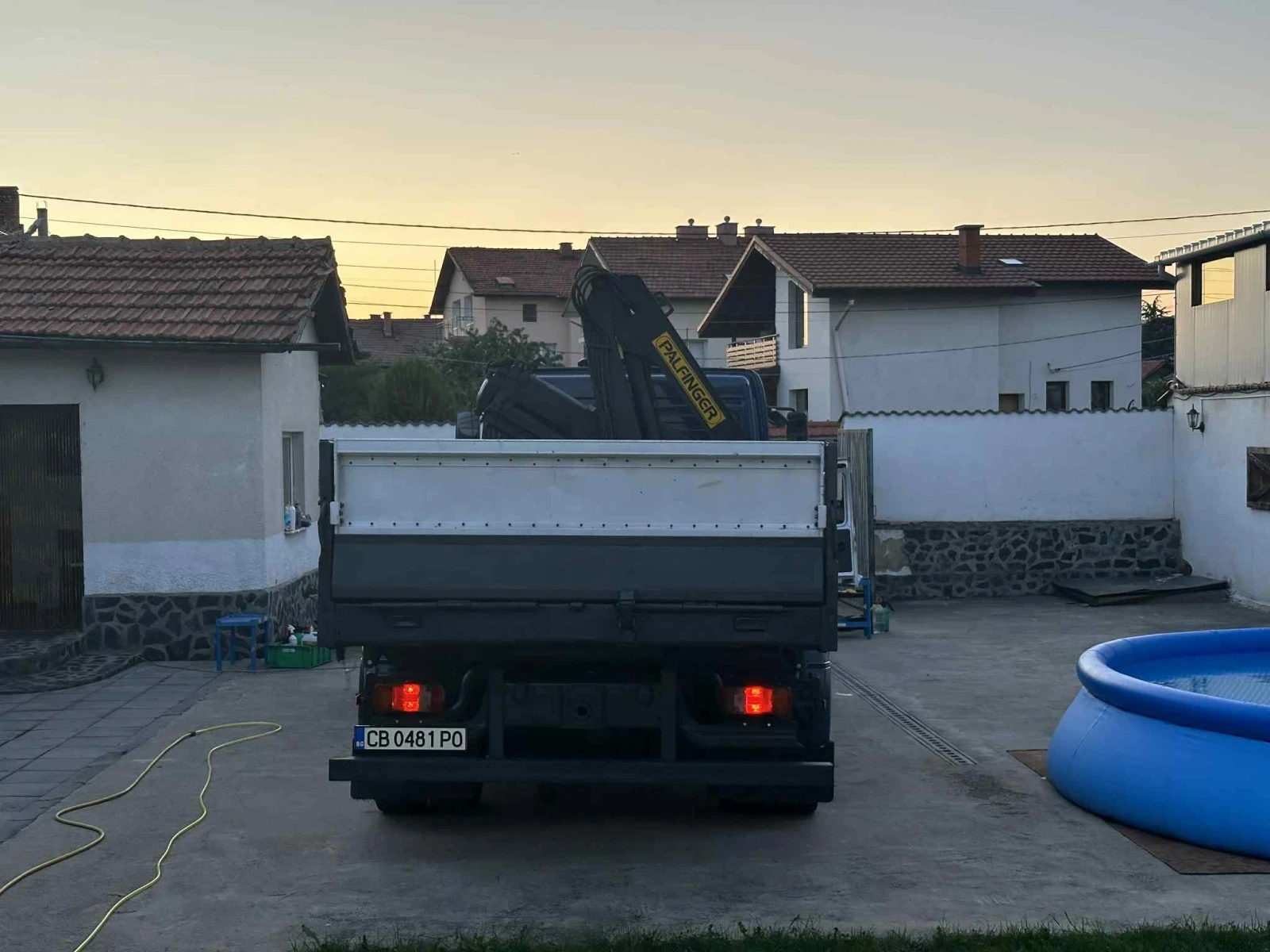 Mercedes-Benz Atego 1224 Самосвал с Кран КЛИМАТИК  - изображение 2