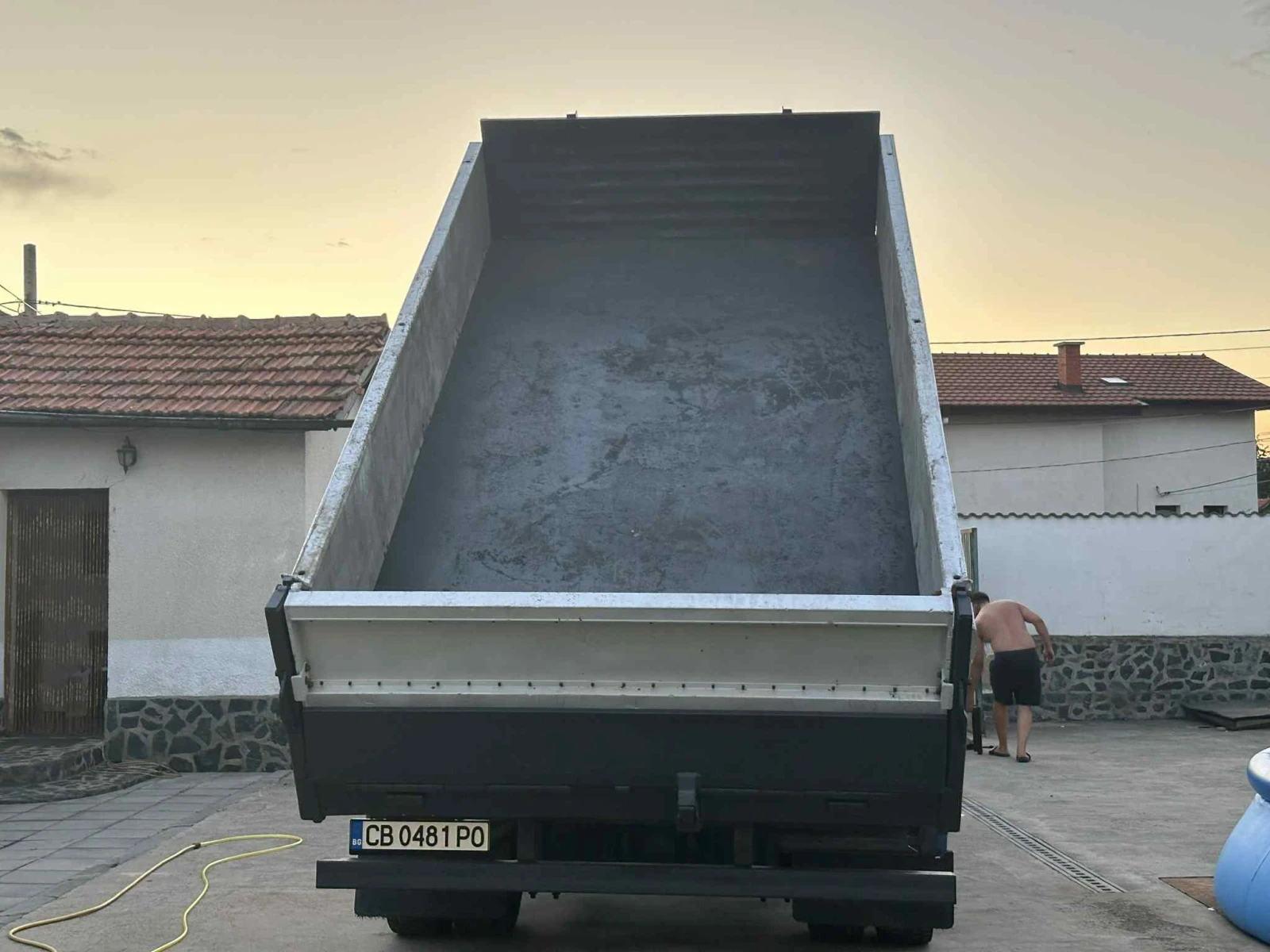 Mercedes-Benz Atego 1224 Самосвал с Кран КЛИМАТИК  - изображение 7