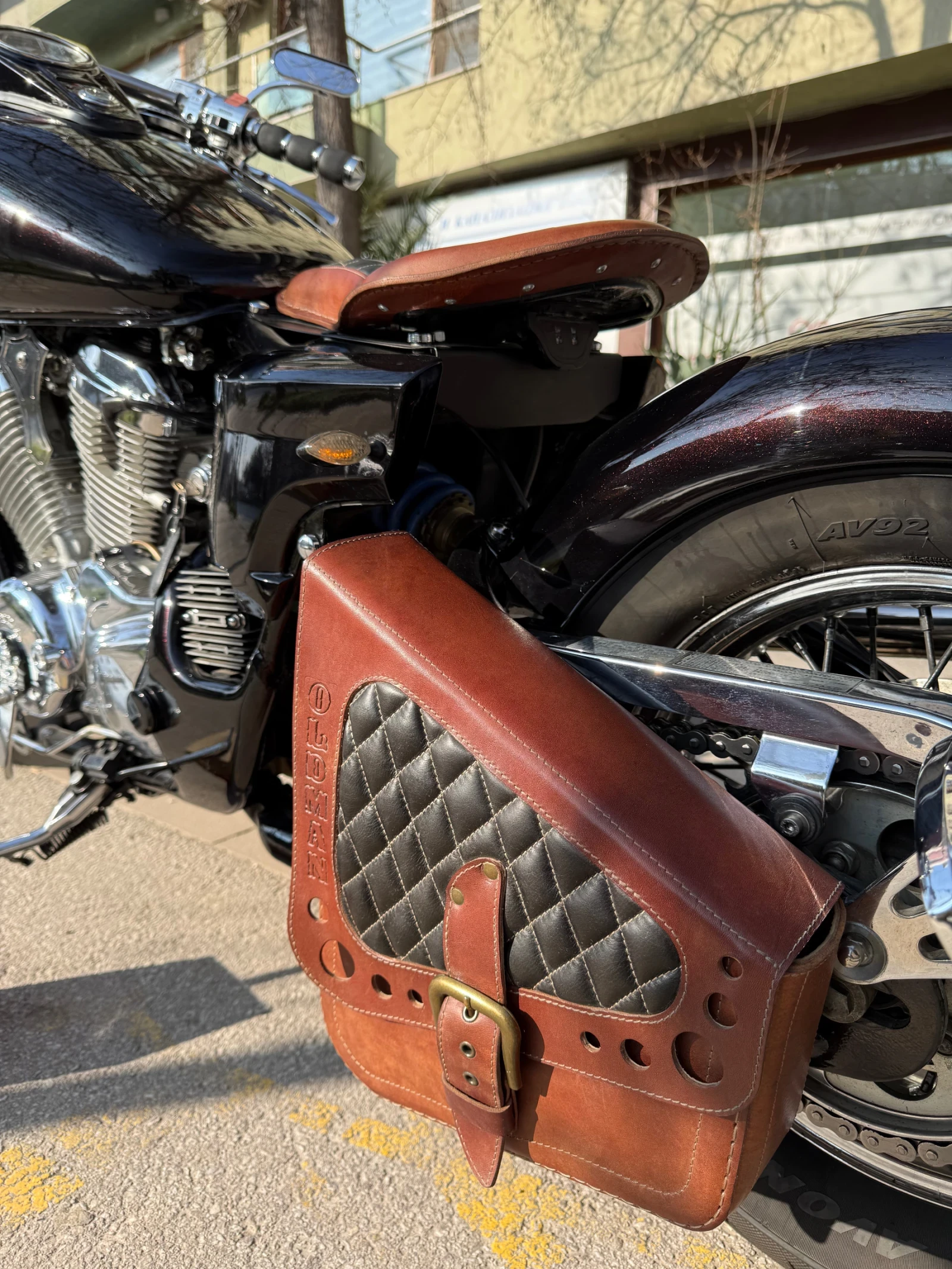 Honda Shadow 400 custom, снимка 5 - Мотоциклети и мототехника - 53928636