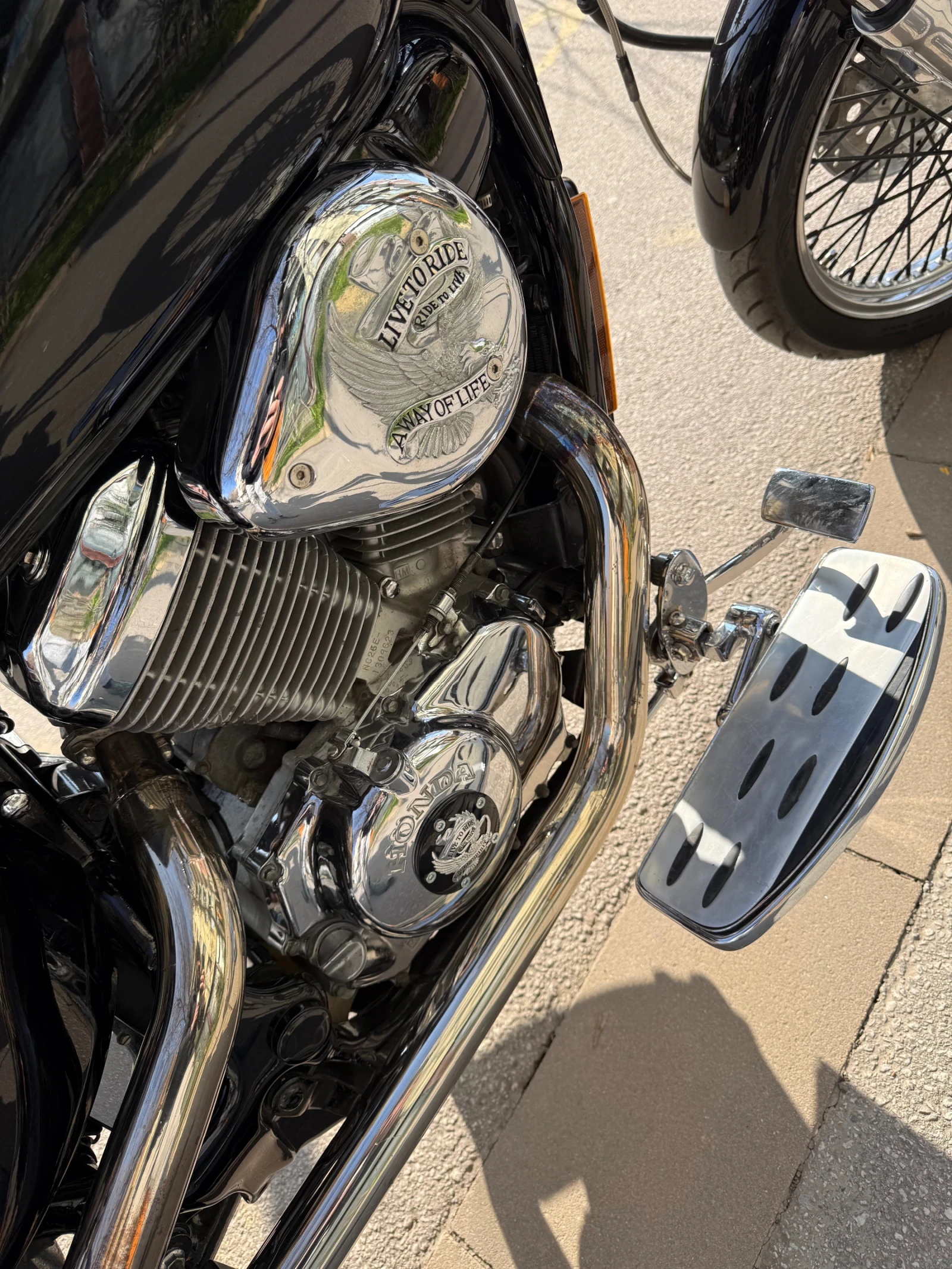 Honda Shadow 400 custom, снимка 9 - Мотоциклети и мототехника - 53928636