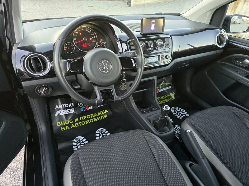 VW Up 1.0 MPI 75 К.С. КЛИМА / НАВИ / ТЕМПОМАТ / ПАРКТР, снимка 8 - Автомобили и джипове - 47440804