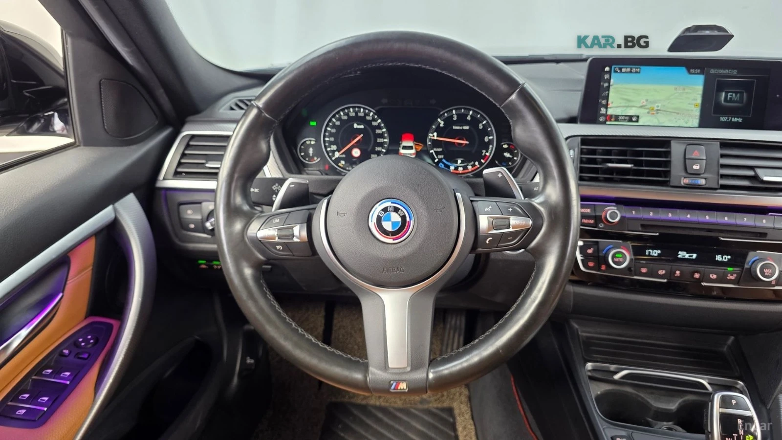 BMW 330 M Sport Shadow* HUD* ПАНО* КОЖА* НАВИ, снимка 11 - Автомобили и джипове - 55250349