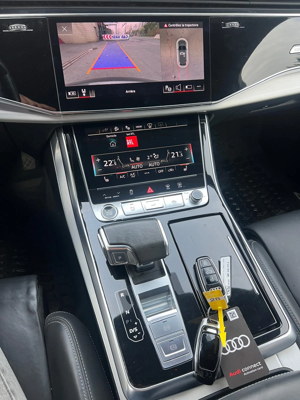 Audi Q7 55 TFSIe S Line Quattro Hybrid HeadUp Navi , снимка 13 - Автомобили и джипове - 56158750