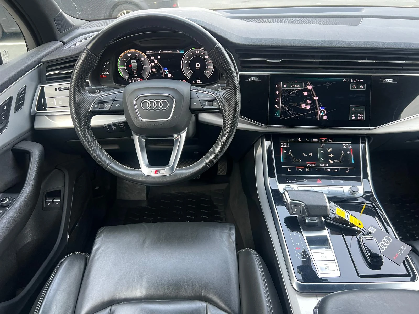 Audi Q7 55 TFSIe S Line Quattro Hybrid HeadUp Navi , снимка 7 - Автомобили и джипове - 56158750