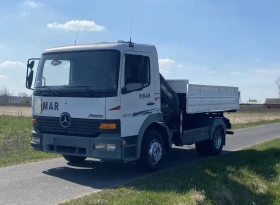 Mercedes-Benz 1217 Самосвал със кран , снимка 2