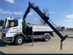 Mercedes-Benz 1217 Самосвал със кран , снимка 5