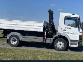 Mercedes-Benz 1217 Самосвал със кран , снимка 3