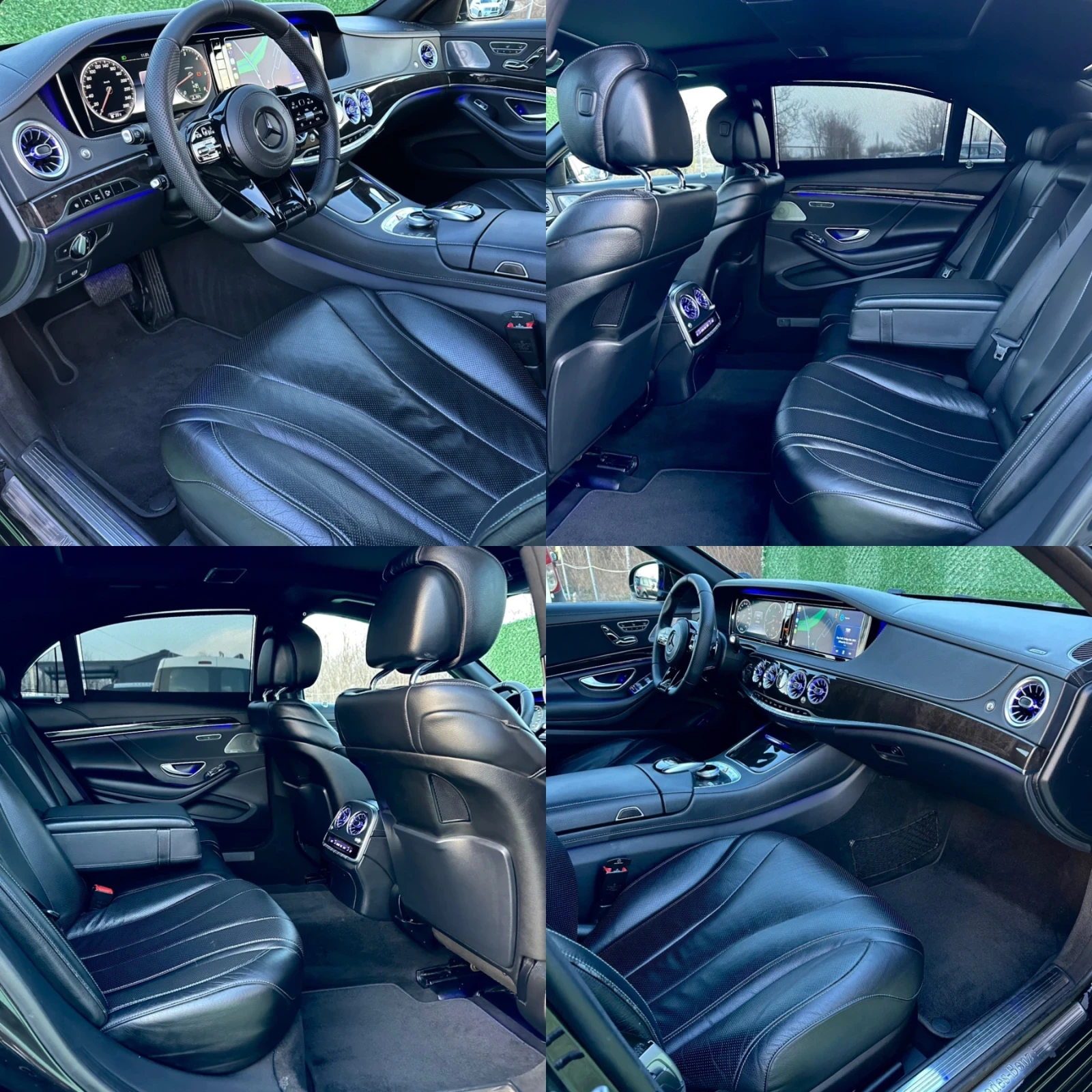 Mercedes-Benz S 350 ���������  /   AMG / LONG / 4MATIC / PANORAMA  | Mobile.bg � ����������� 12