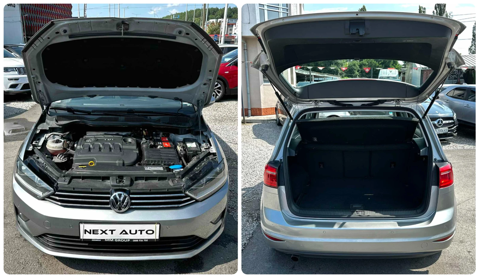 VW Golf Plus SPORTSVAN 1.6TDI 110HP DSG NAVI EURO6, снимка 15 - Автомобили и джипове - 55434627
