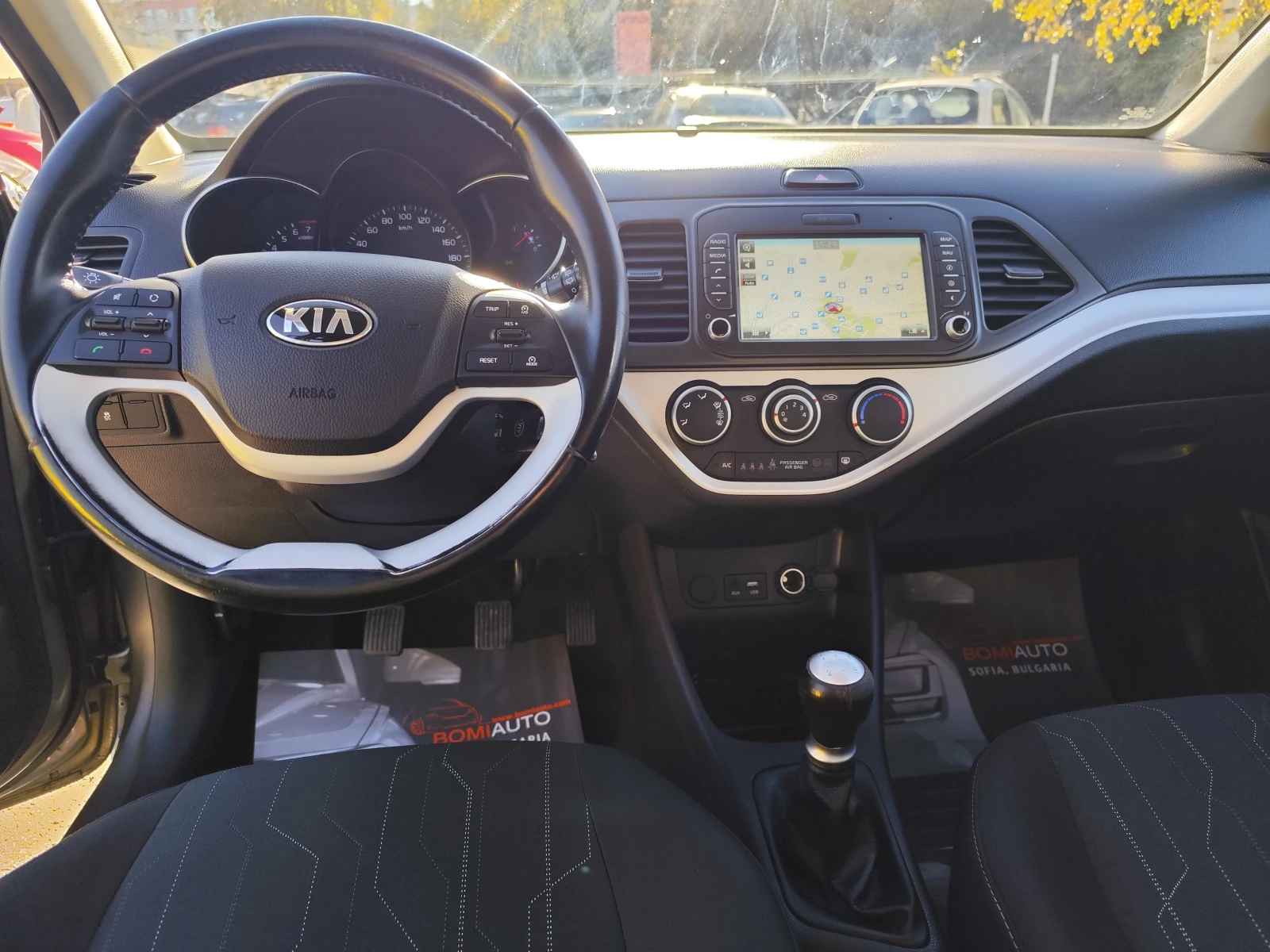 Kia Picanto 1.0i* LPG* EURO6B* 76000km!* NAVI* ФАБРИЧНА ГАЗ - изображение 6