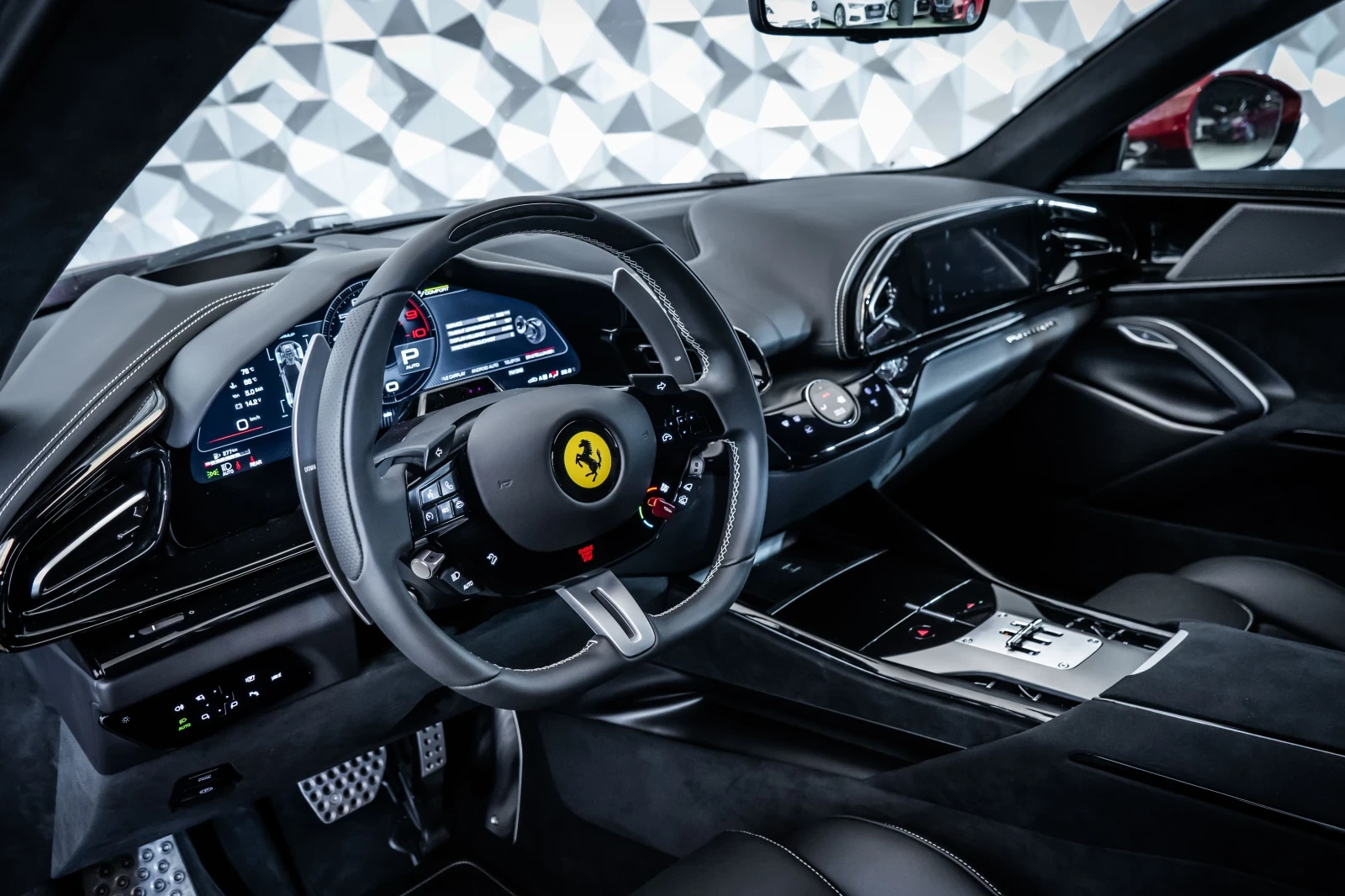 Ferrari Purosangue Rosso Mugello* Carbon* Full* ЛИЗИНГ , снимка 9 - Автомобили и джипове - 56005973