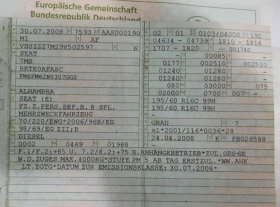 Seat Alhambra 2.0 TDI , 140 PS - 2990 € / 5847.93 лв. - 12720304 5