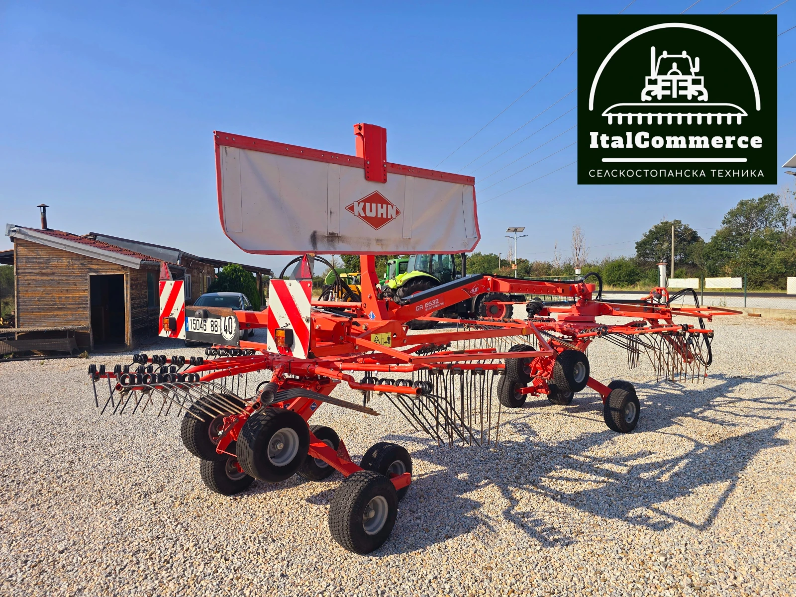 Сенообръщачка KUHN 6632, снимка 3 - Селскостопанска техника - 55606185