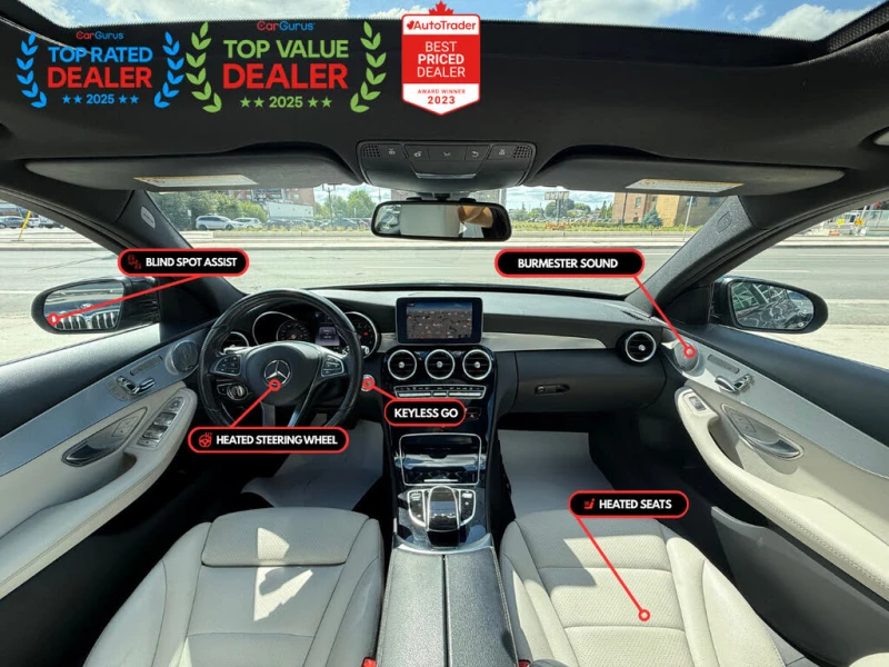 Mercedes-Benz C 300 Sport 4MATIC* АвтоКредит* (Цена до БГ) , снимка 7 - Автомобили и джипове - 53572294