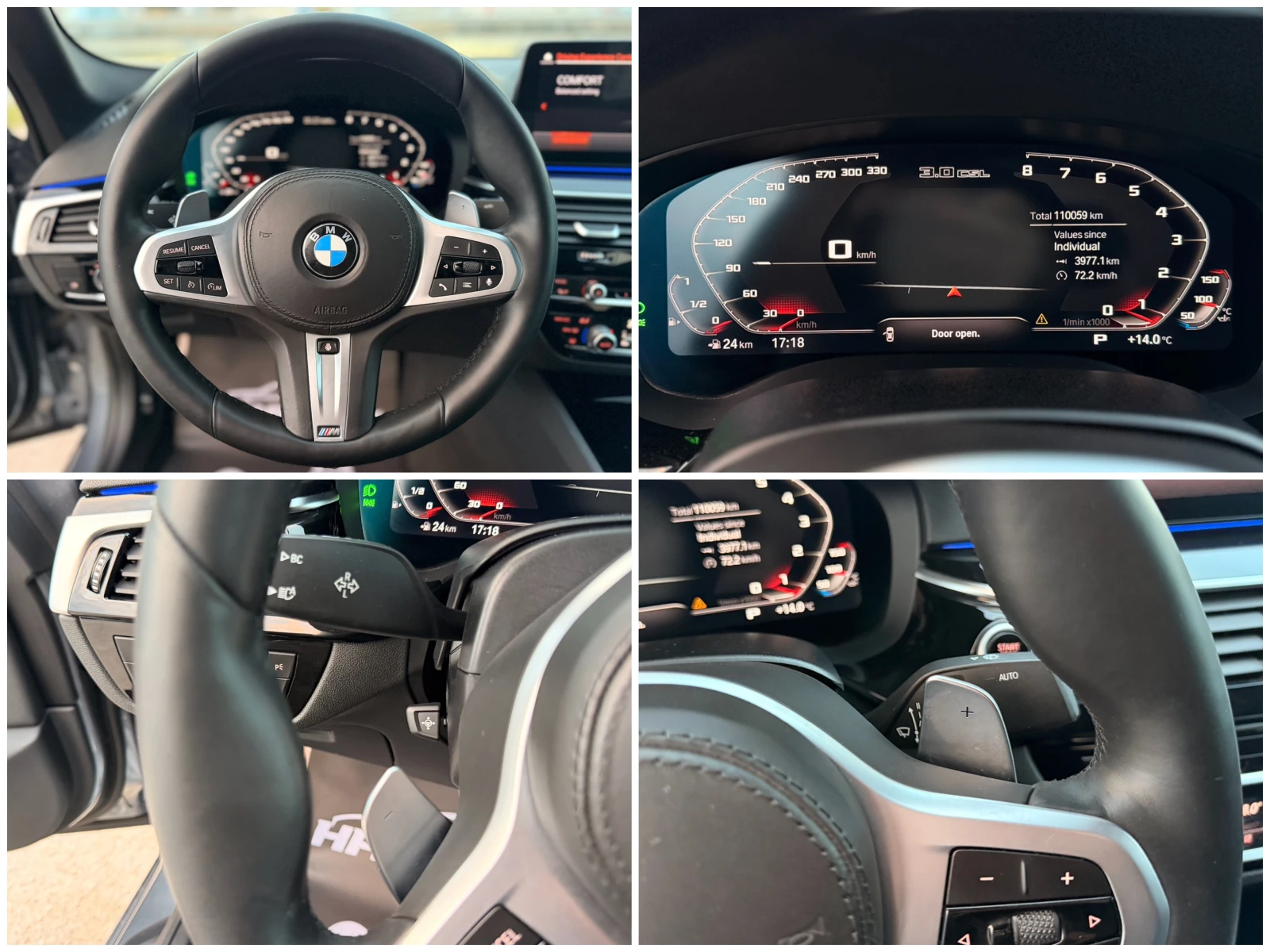 BMW 550 i= xDrive= M-performance= HUD= 360* Camera= harman, снимка 15 - Автомобили и джипове - 56712705