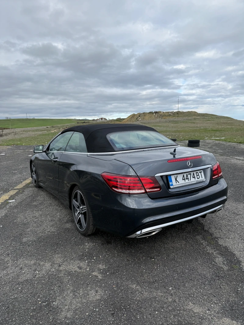 Mercedes-Benz E 350 КАБРИО* ROLEX* 360CAM* ОБДУХВАНЕ* AMG* , снимка 3 - Автомобили и джипове - 52617438