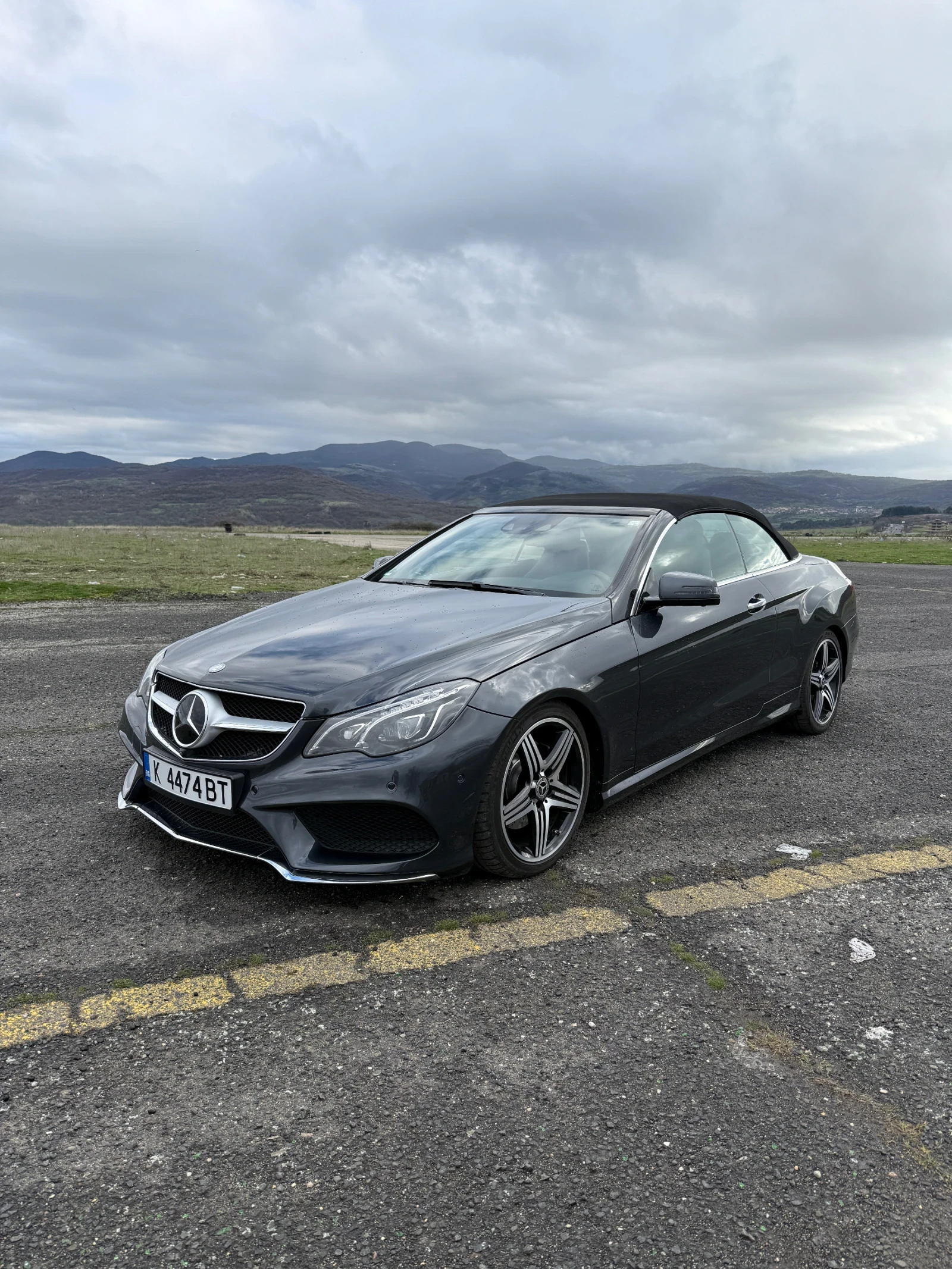 Mercedes-Benz E 350 КАБРИО* ROLEX* 360CAM* ОБДУХВАНЕ* AMG* , снимка 1