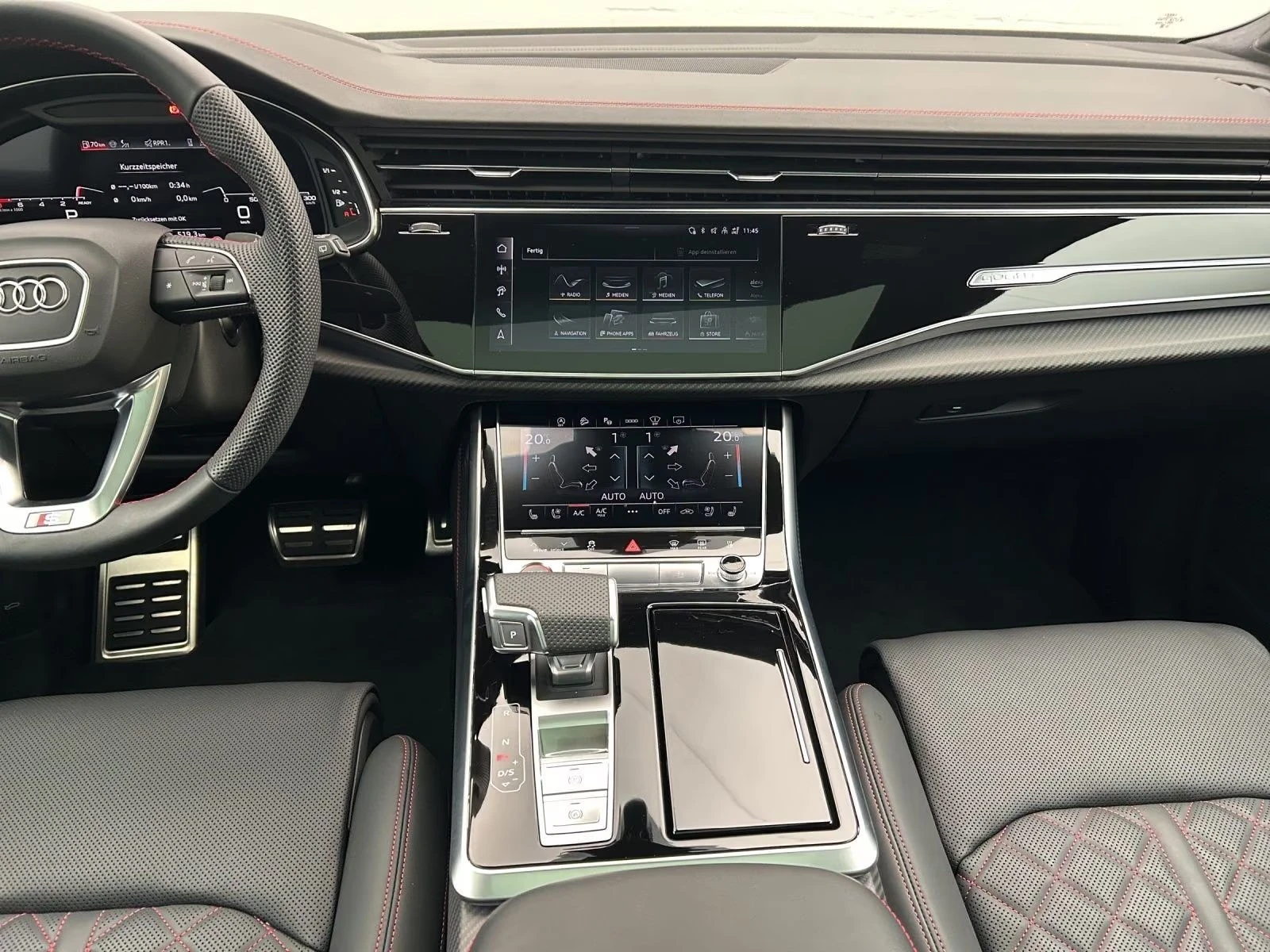 Audi SQ7 FACELIFT / BLACK OPTIC / CARBON/ MATRIX/ PANO/ HUD, снимка 12 - Автомобили и джипове - 56093089