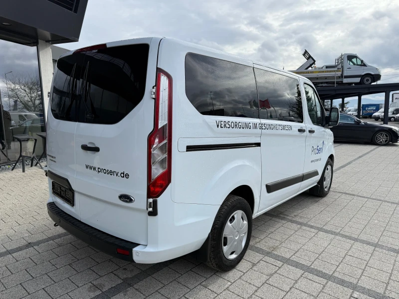 Ford Transit Custom 2.0TDCI 9-местен 2хКлима Euro 6, снимка 6 - Бусове и автобуси - 52571678