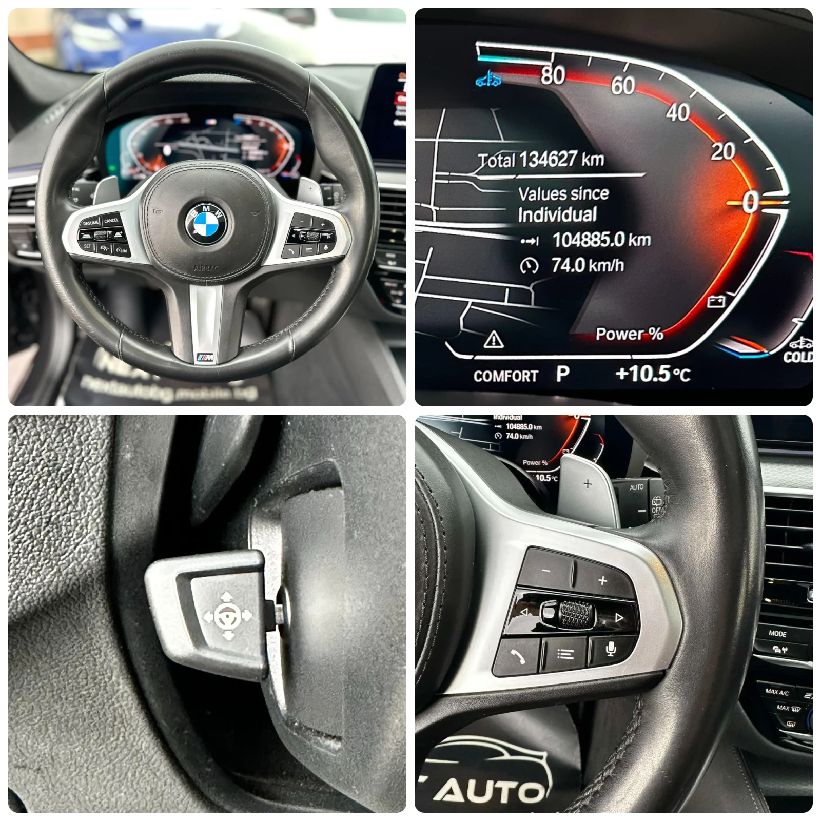 BMW 520 190HP XDRIVE M PACK 360'3D CAM PANO   | Mobile.bg   13