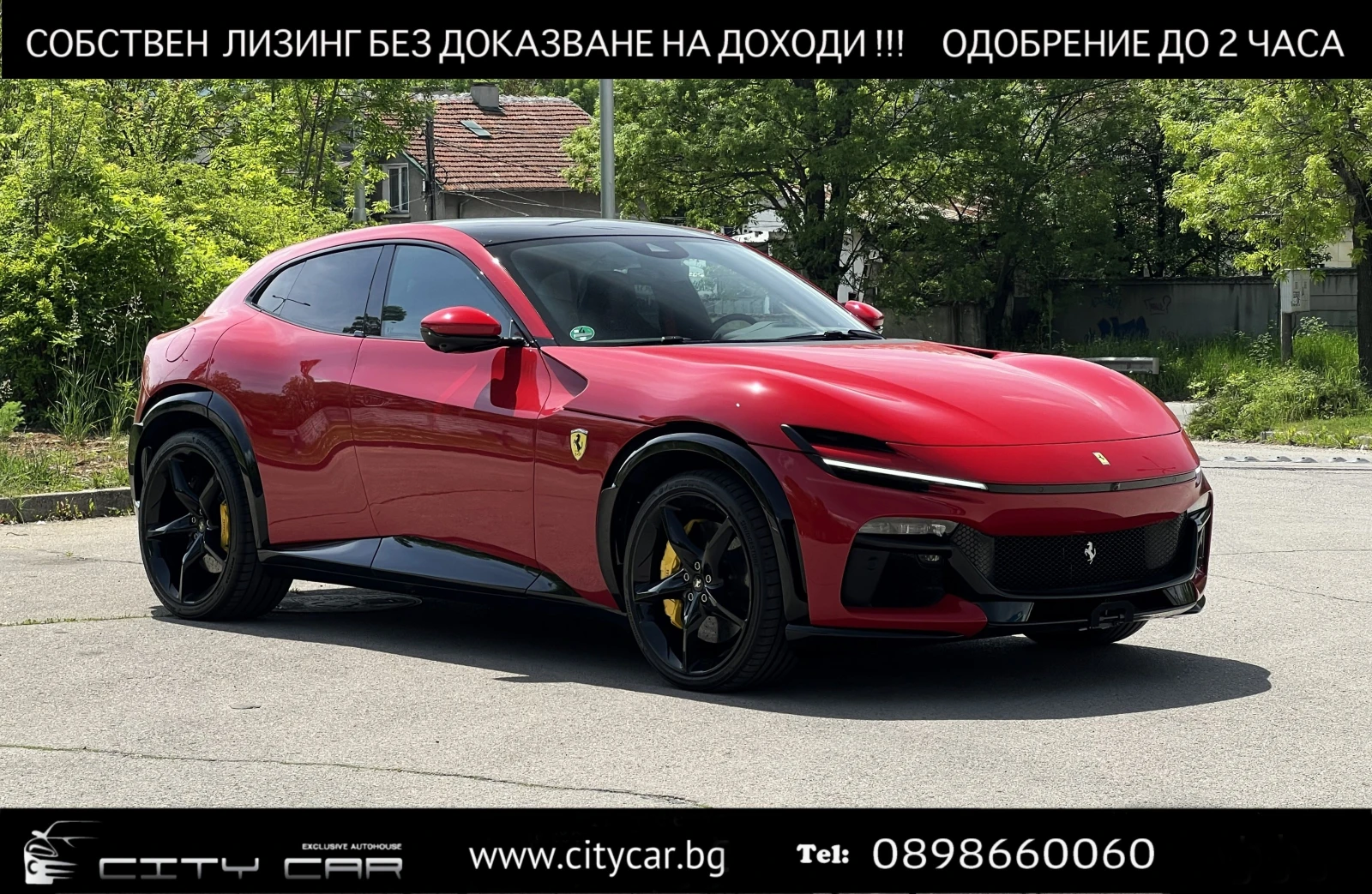 Ferrari Purosangue 6.5 V12 / CERAMIC / AIR / ROSSO 70TH ANNIVERSARY /