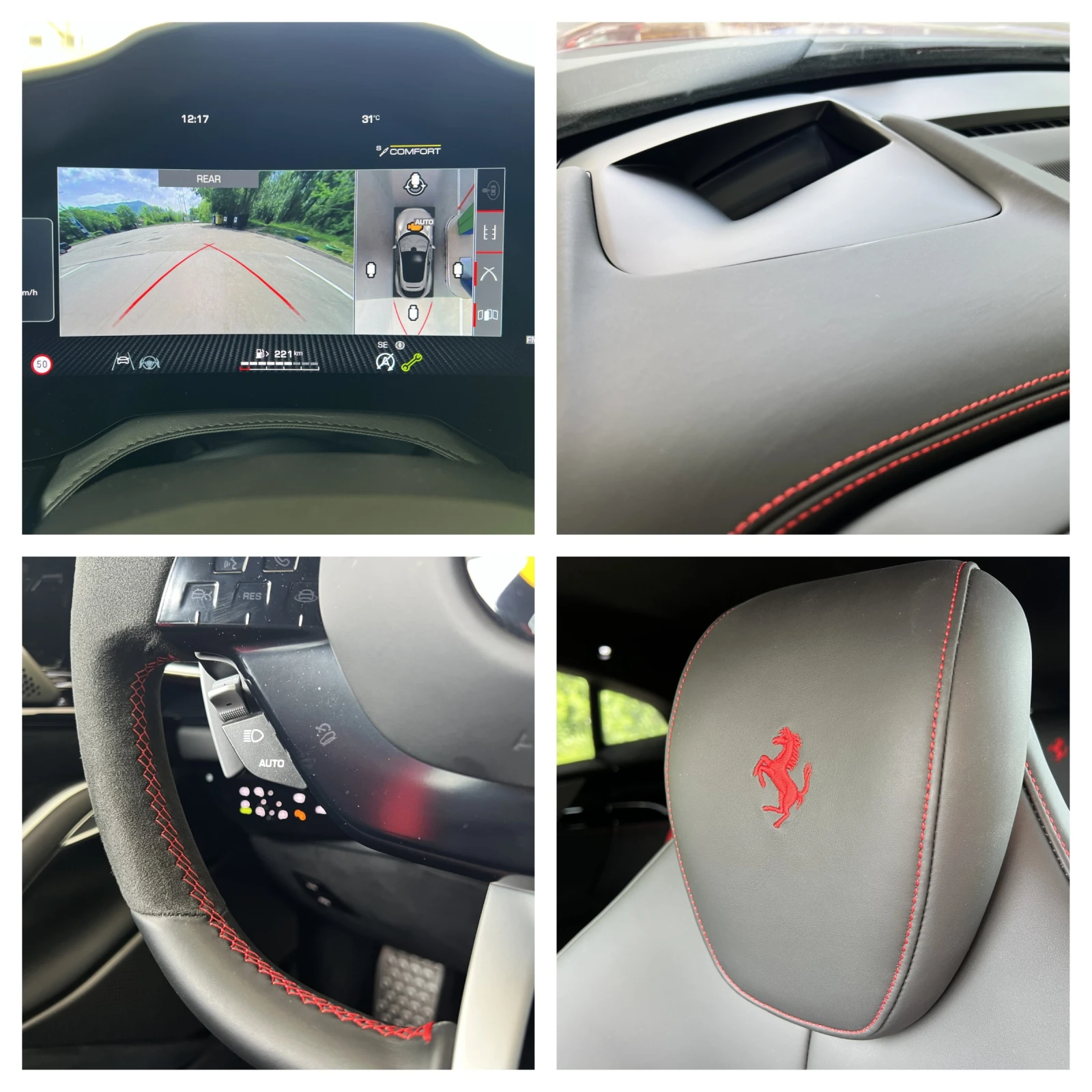 Ferrari Purosangue 6.5 V12 / CERAMIC / AIR / ROSSO 70TH ANNIVERSARY /, снимка 17 - Автомобили и джипове - 54515601