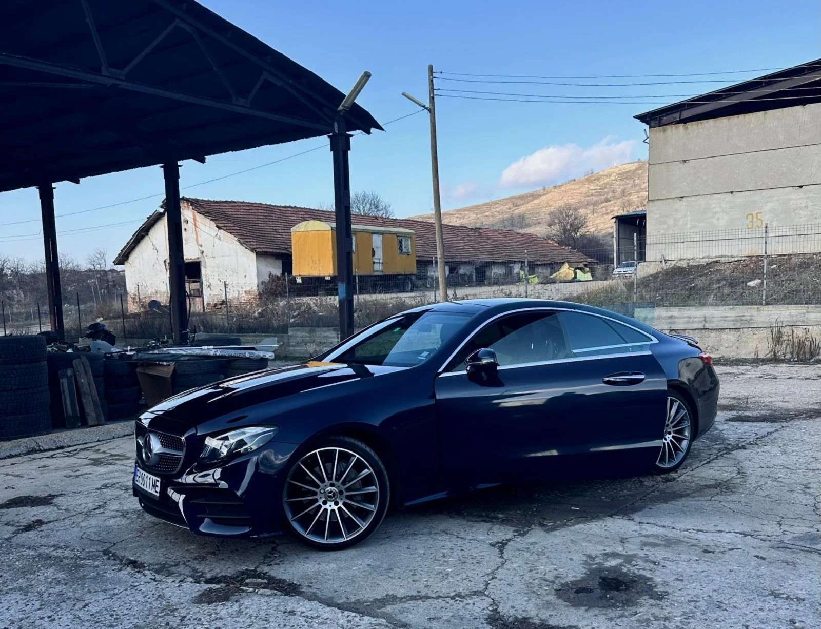 Mercedes-Benz E 220 AMG line Pano Widescreen Burmester Memory , снимка 9 - Автомобили и джипове - 54594947