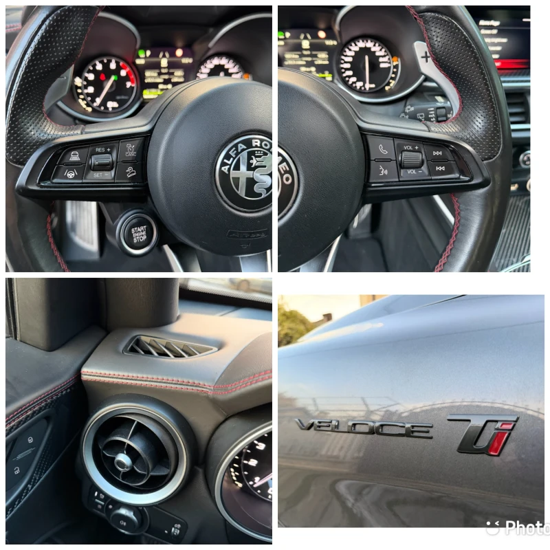 Alfa Romeo Stelvio VELOCE TI Q4 Внос Швейцария, снимка 13 - Автомобили и джипове - 52392645
